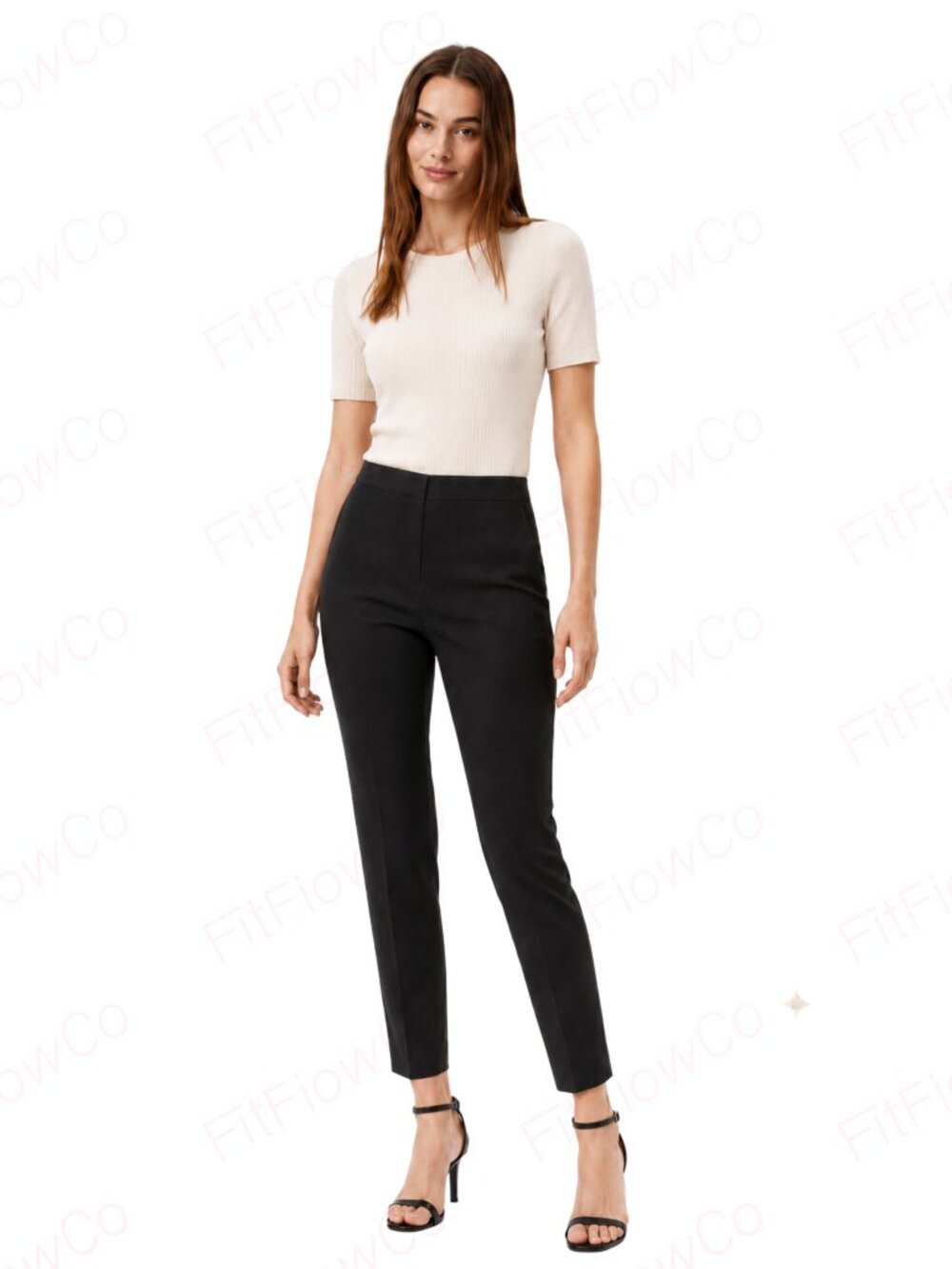 Calvin Klein Charcoal Slim Ankle Dress Pants Size 6